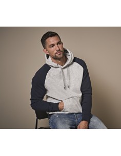 T-5432-Two-Tone Hooded Sweatshirt 2